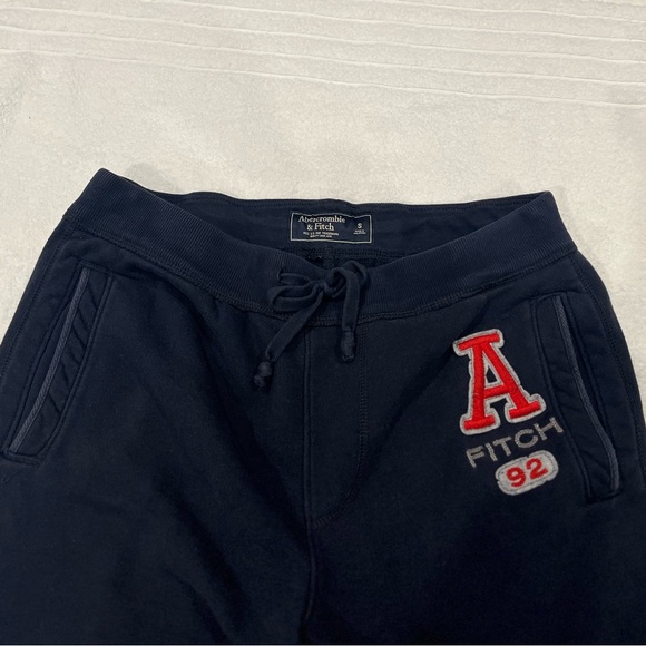 Abercrombie & Fitch Men’s Sweatpants - Size S, Navy Blue - Picture 2 of 5